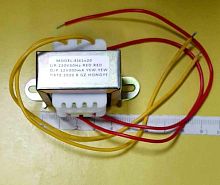 Трансформатор 220V 12V  / 300mA (0.3A) (EI41*20) 3.6W (43х39х34) китай ( крепление 52мм) 4pin , Красн-220V , Желт.-12V  
