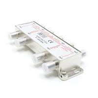 Разветвитель 8-WAY SPLITTER 1 Х 8  5-2400MHz  сплиттер  под F разъем с проходом питания; PREMIER 