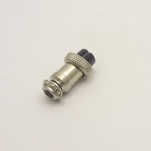 РАЗЪЕМ GX16 16M-2A (D16mm) 2PIN ГНЕЗДО НА КАБЕЛЬ под пайку металл. (1-561-2 Разъем MIC 2P) (ответная часть штекер GX16 16M-2B 12419/16M-2 12669) фото 3