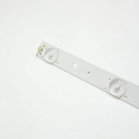 Светодиодная планка для подсветки ЖК панелей 40" (8линз) CRH-ES40WWB303008035AD REV1.0 (782 мм, 8 линз) разъем 2pin, гн., Uпит свд=3V, платформа алюми
