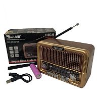 Радиоприемник аналоговый GOLON RX-6060BT "Ретро стиль" Bluetooth 4.1; Диапаз.частот: FM 88 - 108 MHz, AM 53-171 KHz, SW 5.9-18.0 MHz, вых.мощн: 5W; пи