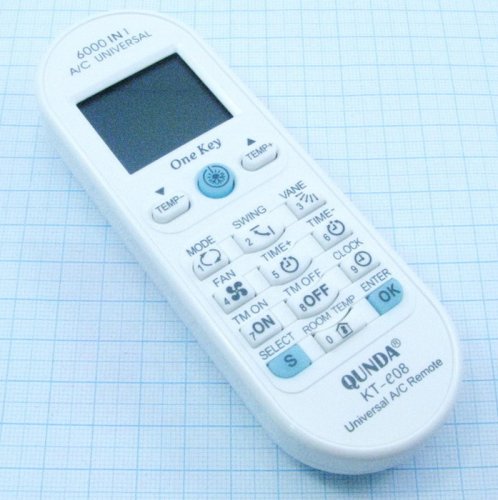 ПУЛЬТ ДУ ДЛЯ КОНДИЦИОНЕРОВ УНИВЕРСАЛЬНЫЙ KT-E08 A/C REMOTE 6000в1 инструкция на русском языке            