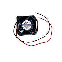 Вентилятор компьютерный DC12V, 40x40x20мм, 5 лопастей, 5000об/мин., подш. скольжения, 2pin, 0.06A 0.8W Jamicon KF0420S1L-R/KF0420S1L-012-243R , пласти