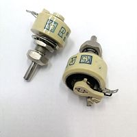 РЕЗИСТОР Переменный 2W ППБ-2В-2Вт вал круг     100 OM 10% (с большой гайкой) (вал М4мм х 16мм)