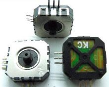 Энкодер  6pin (джойстик) для PSP и игровых консолей 17х16мм, h=5мм, ручка 3мм, 6pin