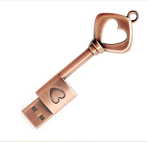 Flash drive USB 2.0  32GB "Медный ключ"  (USB накопитель); Скорость записи: до 9 Мб/с;