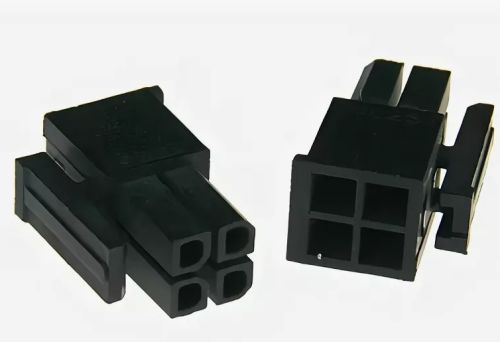 КОРПУС РАЗЪЕМА питания низковольт 4pin шаг 3.0мм (MICRO-FIT) штыревая часть MMF-2x2F (ответная гнездовая часть MMF-2x2M) с фиксац КОРПУС РАЗЪЕМА питания низковольт 4pin шаг 3.0мм (MICRO-FIT) штыревая часть MMF-2x2F (ответная гнездовая часть MMF-2x2M) с фиксац