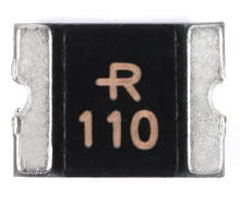 Предохранитель самовосстанавливающийся 1.1A 16V SMD 1812 P110TF/16 (марк. R110) (4.73x3.41x2мм)