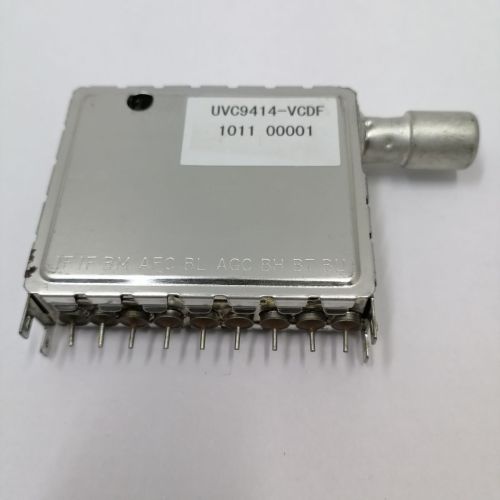 ТЮНЕР TV UVC9414-VCDF 46133 (TDQ-38H/TECC2985VA14B/TDQ-38/HS) 9 pin+12V , стандартный вход , симметричный выход, с остеклованными выводами , гипербенд ТЮНЕР TV UVC9414-VCDF 46133 (TDQ-38H/TECC2985VA14B/TDQ-38/HS) 9 pin+12V , стандартный вход , симметричный выход, с остеклованными выводами , гипербенд