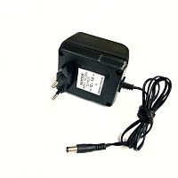 Блок питания трансформаторный, 12V,  1.0A, 12W, штекер: 5,5 х 2,1мм, вх: AC 220-250V, пластик