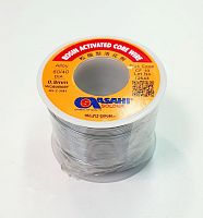 ПРИПОЙ  0,8 мм  250 гр. (катушка) ПОС-60 (RA флюс СF10) ASAHI  Sn60/Pb40   Малайзия   