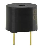 BUZZER DC 5v (зуммер) d=12mm MR-1205C/ IEC-1205A электромагнитный излучатель (встроенный генератор) d=12мм, h=9мм