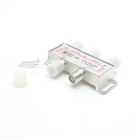 Разветвитель 4-WAY SPLITTER 1 х 4 5-2050MHz сплиттер cпутниковый с проходом питания  SAT SELENGA 