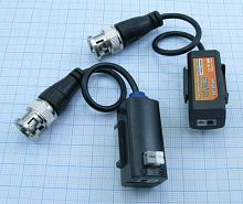 SVT-305AH Комплект для передачи видеосигнала по витой паре  для AHD: 200 м для 5Мпикс, 200м для 4 Мпикс, 180м для 3 Мпикс, 250м для 1080P, 320м для 96