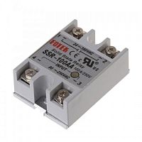 Твердотельное реле (SSR) однофазное, SSR-100AA,  100A, 24-380V AC, управл. сигнал: 80-250V AC