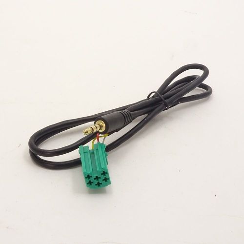 Автопереходник AUX IN-вход Renault (Mini-ISO 6pin зеленый) -Jack 3.5ST штекер -на  разъем  (3PIN)  с направляющими  (Mini-ISO 6pin зеленый + кабель 75 фото 3