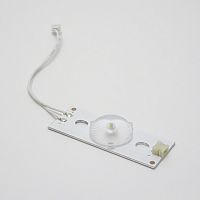 Элемент светодиодной планки для подсветки ЖК панелей 3V(45 мм, 1 круглая линза) 
