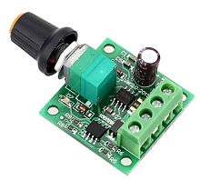 РЕГУЛЯТОР МОЩНОСТИ ШИМ ПОСТ. ТОКА до 2A, U=2-12V, P=до 24W   Для регулир.скорости коллекторн.эл/двигат.,яркости ламп накал., регулируемый цикл:0%-100%