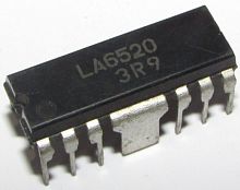 Микросхема LA6520 orig ОУ стpоенный, 0.7A /DIP12F/