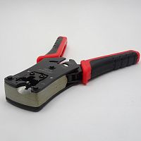 ЩИПЦЫ ОБЖИМНЫЕ ТЕЛЕФ 8-146 ПРОФЕССИОНАЛЬНЫЕ 8P8C(RJ45), 6P6C, 6P4C, 6P2C (со стриппером) ( 2 ножа - для кабеля до d=12мм)    