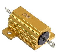 РЕЗИСТОР 25W   12 KOM 5% RX24 силовой в алюминиевом корпусе 