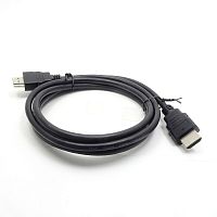 КАБЕЛЬ HDMI  1.0м "шт" - HDMI "шт" 4K/60Гц HDMI 2.0 пластик Черный