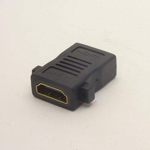 ПЕРЕХОДНИК HDMI ГНЕЗДО на HDMI ГНЕЗДО (HDMI F/F) HAP-015 (=HAP-013/=HAP-004) (с ушами) -077942- фото 4