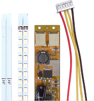 Комплект подсветки универсальный LCD и LED ТВ и мониторов 10-27" 9-30V GYD-620MM-27"-99LED (2 светодиодные линейки и инвертор)