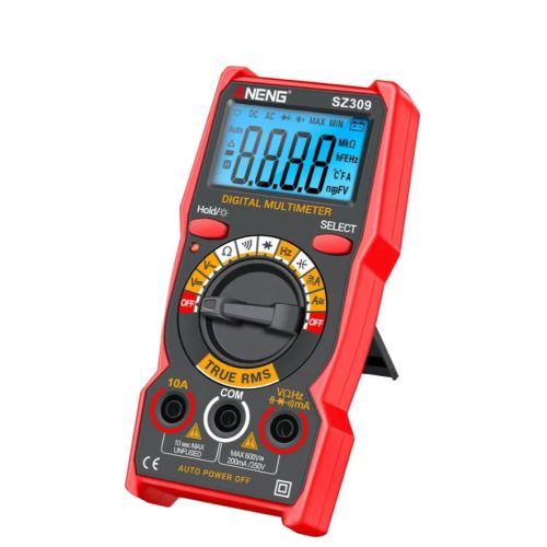 Мультиметр   SZ309 ANENG компактный 1999 отсчетов Udc=200mV-600V/Uac=200mV-600V/ Idc=200µA-10A/ Udc=200µA-10A/ R=200Ω-20MΩ/ C=2nF-2mF/ F: 2Hz-2MHz; зв фото 3