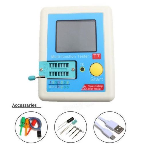 Многофункциональный тестер" LCR-T7, ESR-метр AtMega328. Измеряет параметры транзисторов, резисторов, диодов, конденсаторов, тиристоров,симисторов, фото 4