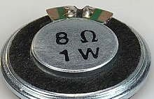 ДИНАМИК ТЕЛЕФОННЫЙ 28 ММ 8 ОМ 1W 85Дб (8ohm 1.0W)