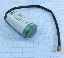 БАТАРЕЙКА ЛИТИЕВАЯ  33600 3.6V 17000mAh, LS33600 SAFT ("D" (R20) (Li-SOCl2) Ток разряда продолжит.=250mA, Импульсный ток (макс.)=450mA,  t: -40...+85°