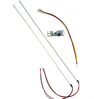 Комплект подсветки LCD и LED ТВ и мониторов 27" (длина лент 620мм) в комплекте 2 светодиодных ленты (smd) и плата управления/коммутации     к4483