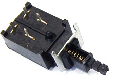 Выключатель для TV, 4pin с фиксацией, AC 220/250V 4.0A (KDC-A16 (TV-4))