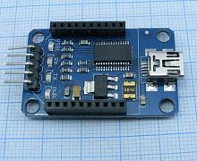 МОДУЛЬ: "USB XBee Adapter" Адаптер для подключ.беспроводных радиомодулей XBee к комп-ру через USB. Ф-ция USB-адаптера TTL. Для проект.ARDUINO  Поддерж