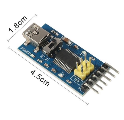 ПРЕОБРАЗОВАТЕЛЬ USB-UART - 6pin (FTDI FT232RL) Линии:TX/RX/GND/DTR; Напряжен. на выходе TTL: переключатель логического уровня сигнала 5V либо 3.3V – д ПРЕОБРАЗОВАТЕЛЬ USB-UART - 6pin (FTDI FT232RL) Линии:TX/RX/GND/DTR; Напряжен. на выходе TTL: переключатель логического уровня сигнала 5V либо 3.3V – д