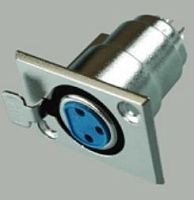 ГНЕЗДО CANON (разьём XLR)  3PIN на корпус JD-394/AUB-8/DELTRON 702-0300   МЕТАЛЛ  (ответная часть JD-386) 