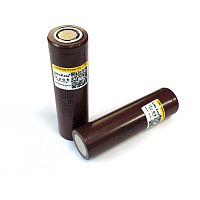 АККУМУЛЯТОР  18650  3,7V  3000mAh 6.6C(20A) Li-ION высокотоковый 18x65мм LiitoKala Lii-HG2 INR18650HG2 технология  (LGDBHG21865) "шоколадки"