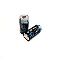 АККУМУЛЯТОР  16340 3,0V  550mAh с платой защиты Li-Ion  ROBITON   ICR16340/3.0 ( литий-ион ), Высокий плюс   ( Размер батарейки CR123A  3v!!) 