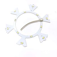 Ремкомплект для светильника 5w 6000-6500K ( Без драйвера ) 55407/1 ( Круглый потолочный светильник ) 12Led ( св/д ) SMD5730 на алюминиевой основе, d=1
