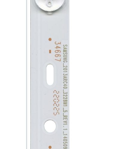 Светодиодная планка для подсветки ЖК панелей 40" (5линз) (3V) Samsung, 2013ARC40_3228N1_5_REV1.1 (428 мм 5 линз) Uпит. св/д=3V фото 3