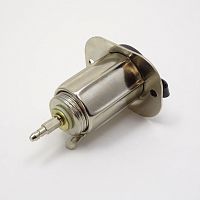 ГНЕЗДО прикур.на корпус+фланец (с крышкой); врезное DC12V МЕТАЛЛ С КЕРАМИЧЕСКИМ ИЗОЛЯТОРОМ внутри SOCKET Крепится с помощью гайки и саморезов;