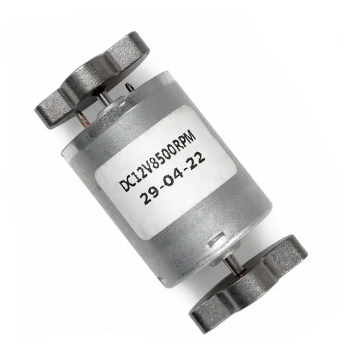 ДВИГАТЕЛЬ ЭЛЕКТРИЧЕСКИЙ вибромотор  6-12V 3000-6000 об/мин , 0.08A , (54,8 х 21,2мм цилиндрич.) RK-370 с двустороним валом  высокоскоростной