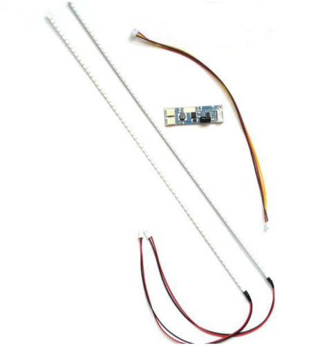 Комплект подсветки LCD и LED ТВ и мониторов 19-22" (длина лент 420мм) в комплекте 2 светодиодных ленты (smd) и плата управления/коммутации    к3988 фото 2