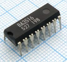 Микросхема BA3516 orig /2x Recorder-V+E, Ucc=3V/ DIP16