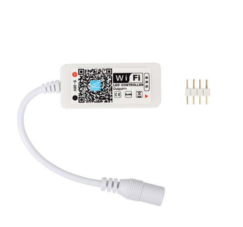 Контроллер Огонек OG-LDL25 LED  RGB по Wi-Fi  без пульта: 3х4A, мини, DC 5-28V, 100W фото 2