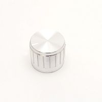 РУЧКА для переменного резистора D21ММ высота 17мм 5.5мм круг пластик Цвет-серебр. 