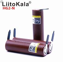 АККУМУЛЯТОР  18650  3,7V  3000mAh 6.6C(20A) Li-ION с лепестка, высокотоковый 18x65мм LiitoKala Lii-HG2 INR18650HG2 технология  (LGDBHG21865) "