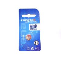 БАТАРЕЙКА ЛИТИЕВАЯ 1220 ( CR1220 ) 3v Lithium <Дисковая> ( 12,5х2,0мм )  RENATA ; Использ.в наруч.часах; фото оборуд; калькуляторах; компьютерн.оборуд