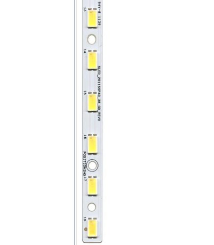 Светодиодная планка для подсветки ЖК панелей 40" 3V (36LED) 2011SSP40_36_GD_REV0 (457 мм 36 светодиодов) 